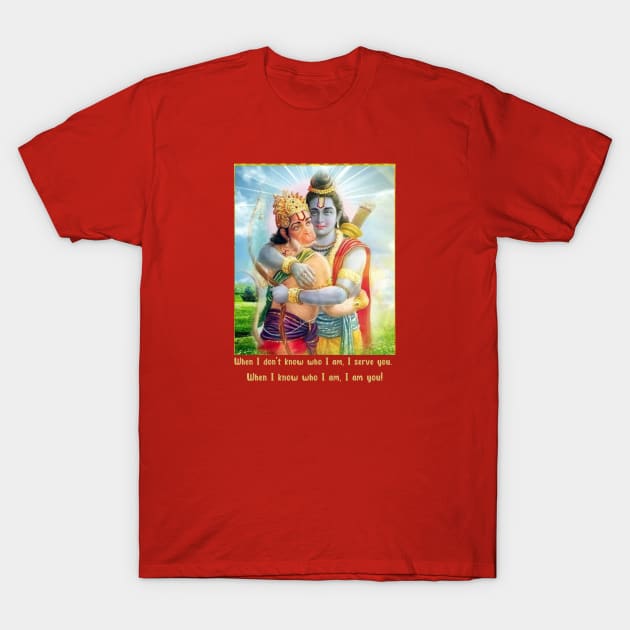 Hanuman said to Rama... T-Shirt by BhakTees&Things